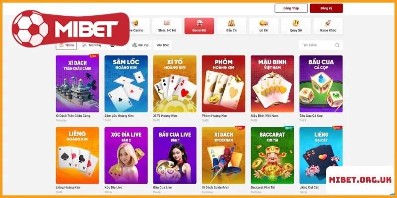 Các bước đơn giản tải MIBET